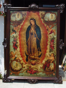 hand painted Guadalupe